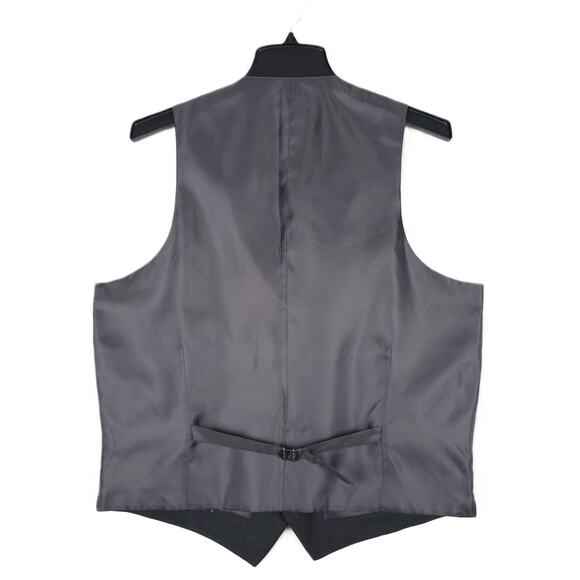 Alfani Men's Classic-Fit Stretch Suit Vest Charcoal Solid Large NWT - Picture 2 of 3